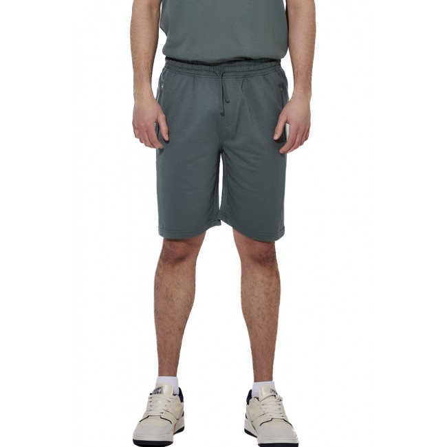 ΑΝΔΡΙΚΗ ΚΛΑΣΙΚΗ ΒΕΡΜΟΥΔΑ Κωδικός 033616-01-BALSAM GREEN