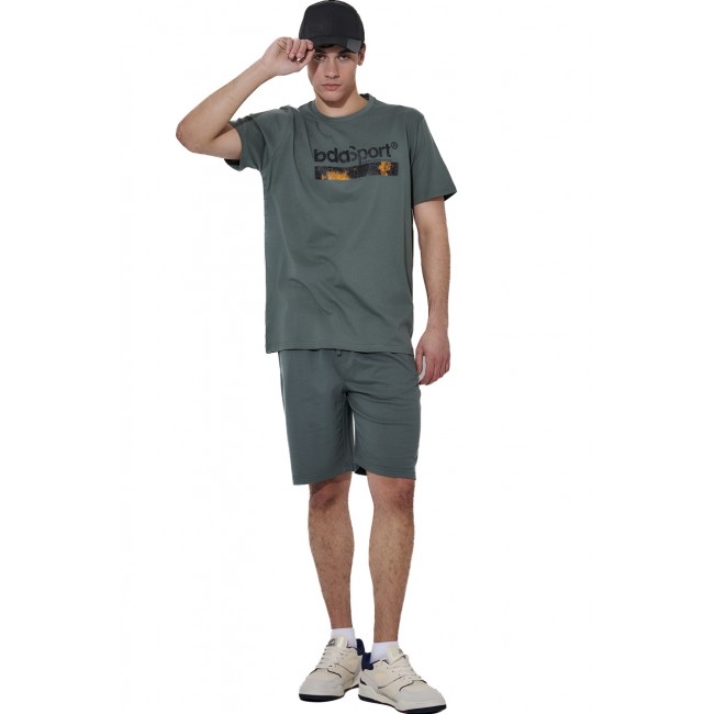 ΑΝΔΡΙΚΗ ΚΛΑΣΙΚΗ ΒΕΡΜΟΥΔΑ Κωδικός 033616-01-BALSAM GREEN