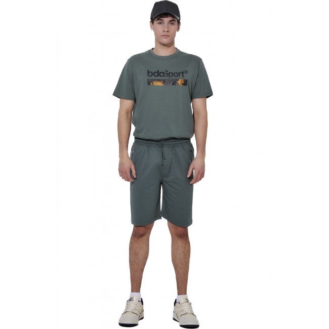 ΑΝΔΡΙΚΗ ΚΛΑΣΙΚΗ ΒΕΡΜΟΥΔΑ Κωδικός 033616-01-BALSAM GREEN