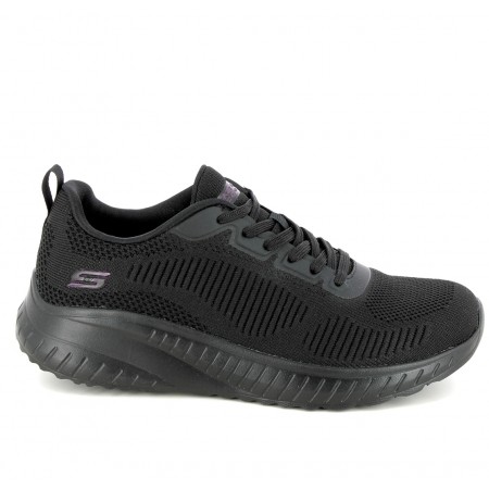 SKECHERS BOBS SQUAD CHAOS-FACE OFF Black