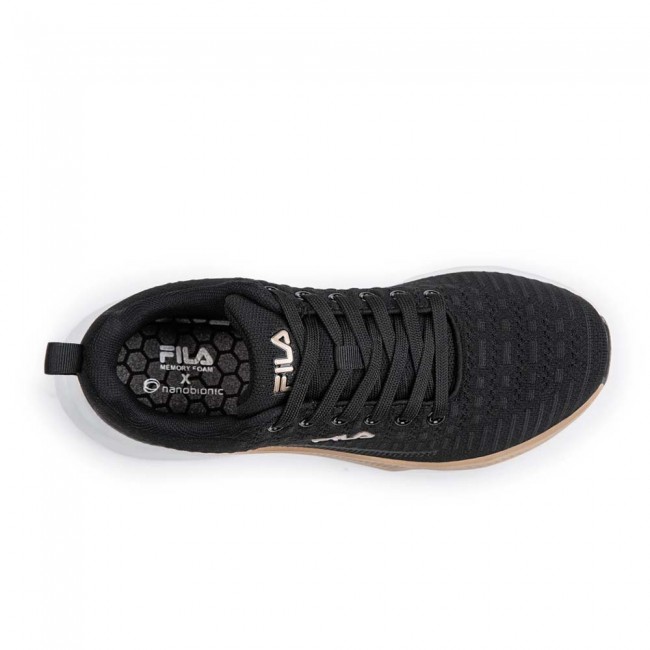 Fila Women's Memory Lana 3 Nanobionic Μαύρο - Μπεζ