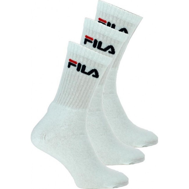FILA Αθλητικές Κάλτσες Λευκές 3 Ζεύγη