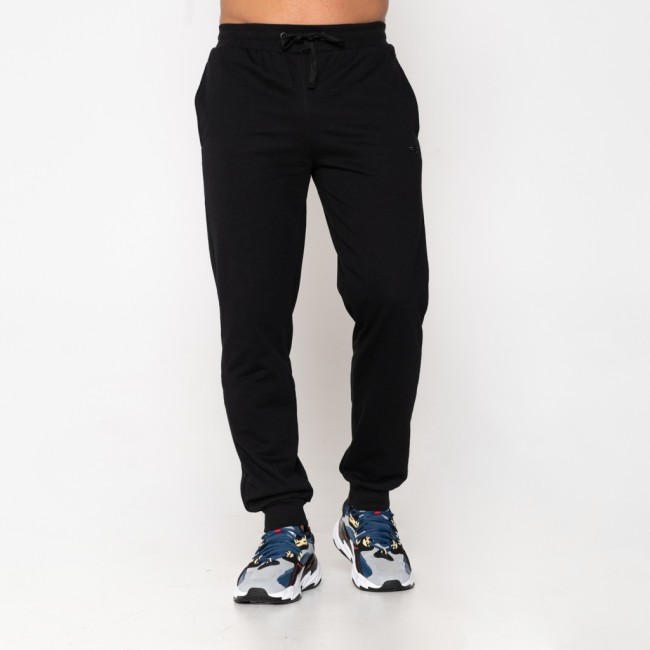 Fila Pant Cuffed Rib APJC0014 Black Ανδρικό Παντελόνι