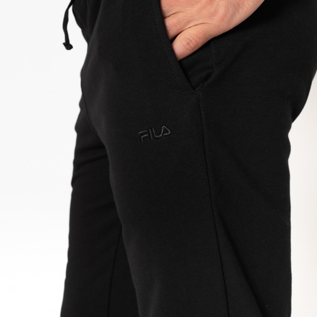 Fila Pant Cuffed Rib APJC0014 Black Ανδρικό Παντελόνι