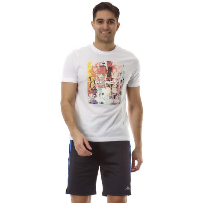 Kappa Ανδρικό Μπλουζάκι T-Shirt Erry Λευκό