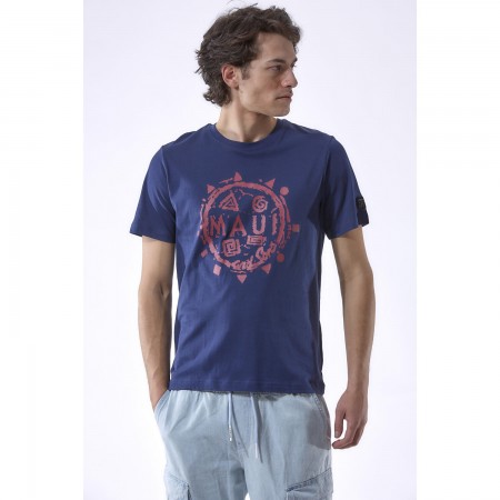 Ανδρικό Μπλουζάκι T-Shirt Tresto Maui&Sons Μπλε