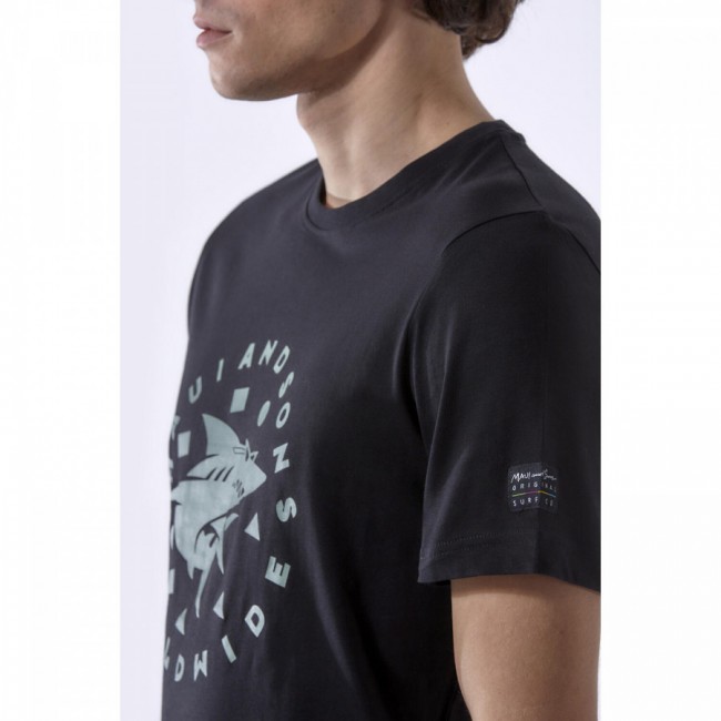 Ανδρικό Μπλουζάκι T-Shirt Karen Maui&Sons Μαύρο