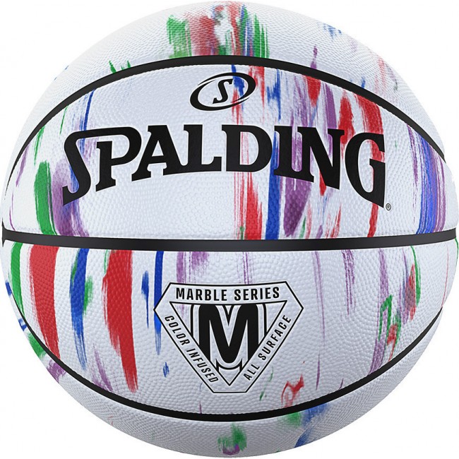 Spalding Marble Series Rainbow 84-397Z1 ΑΣΠΡΗ