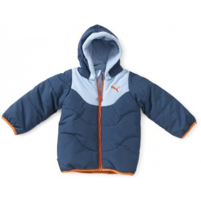 PUMA Kinder Jacke Basic-Winter, Dark Denim-Powder ΜΠΛΕ, 816902 01