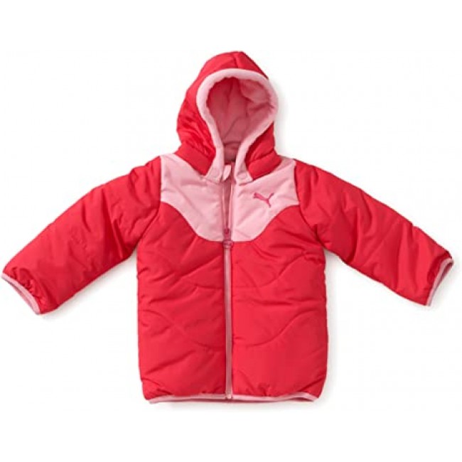 PUMA Kinder Jacke Basic-Winter, Raspberry-Prism ΡΟΖ, 816902 02