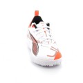 PUMA Παιδικά Ποδοσφαιρικά Ultra 5 Play Tt Mid Jr με Σχάρα Λευκό