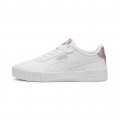 Puma Carina 2.0 Γυναικεία Flatforms Sneakers Λευκά