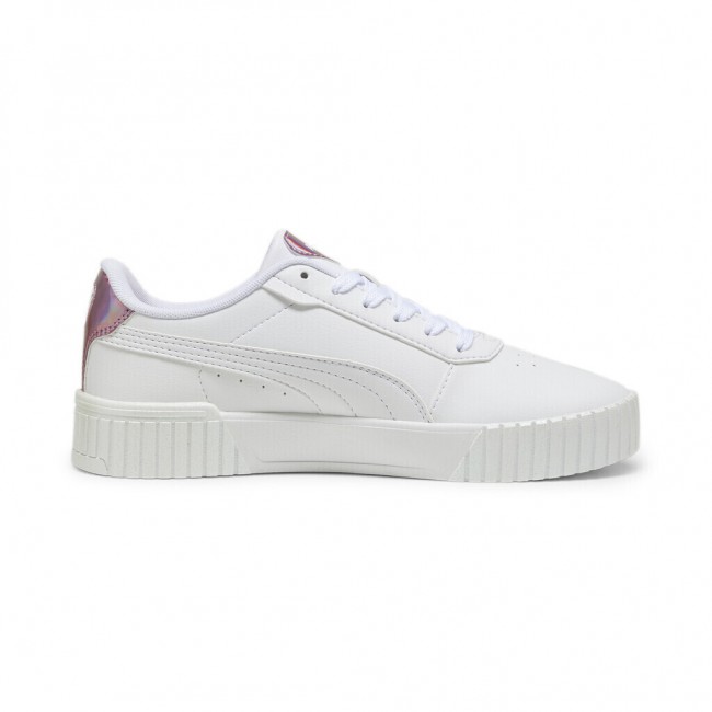 Puma Carina 2.0 Γυναικεία Flatforms Sneakers Λευκά