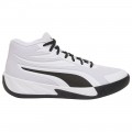 Puma Mid CourtT Pro Μπασκετικά Παπούτσια Λευκά